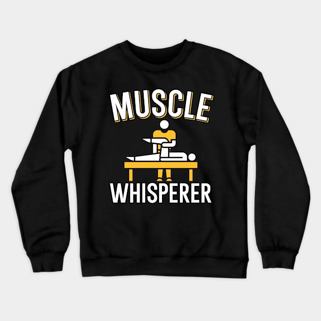 Muscle Whisperer Crewneck Sweatshirt by maxcode